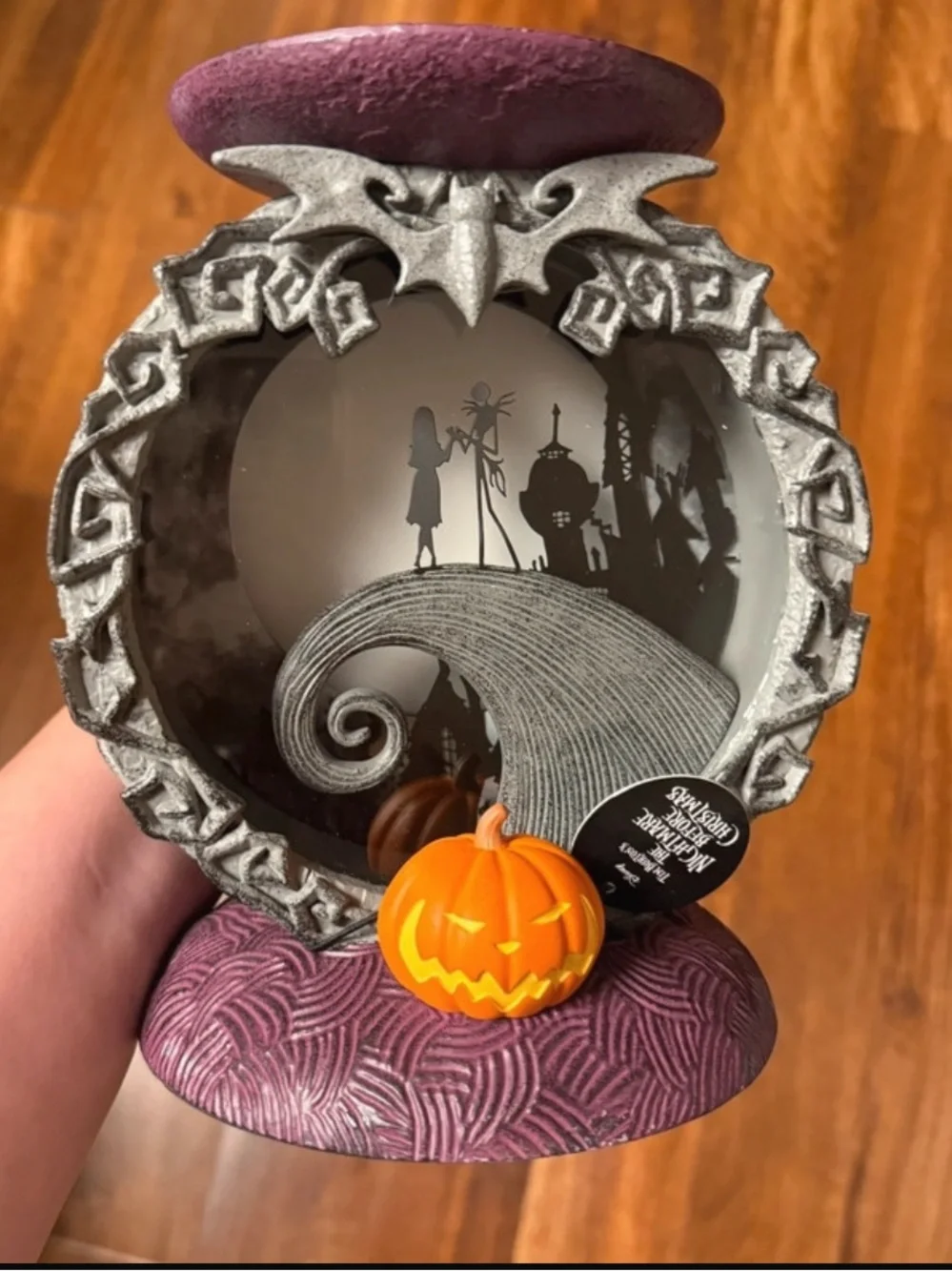 Bath and Body Works Nightmare Before Christmas Halloween Candle Holder